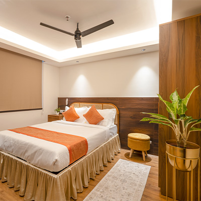 Hotel bedroom in New Market Kolkata